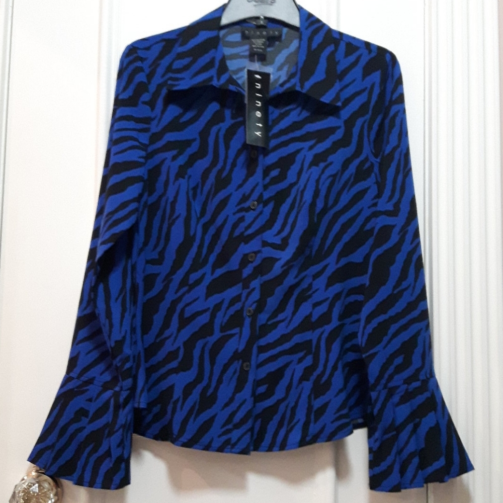 🛍️ NWT zebra print blouse